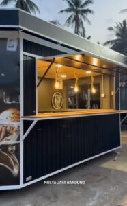 Semi Container Booth